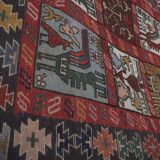 Vintage Turkish rug from Oushak, hand-woven 120x185 cm