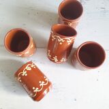 Decorated Cup pots Scandinavian style