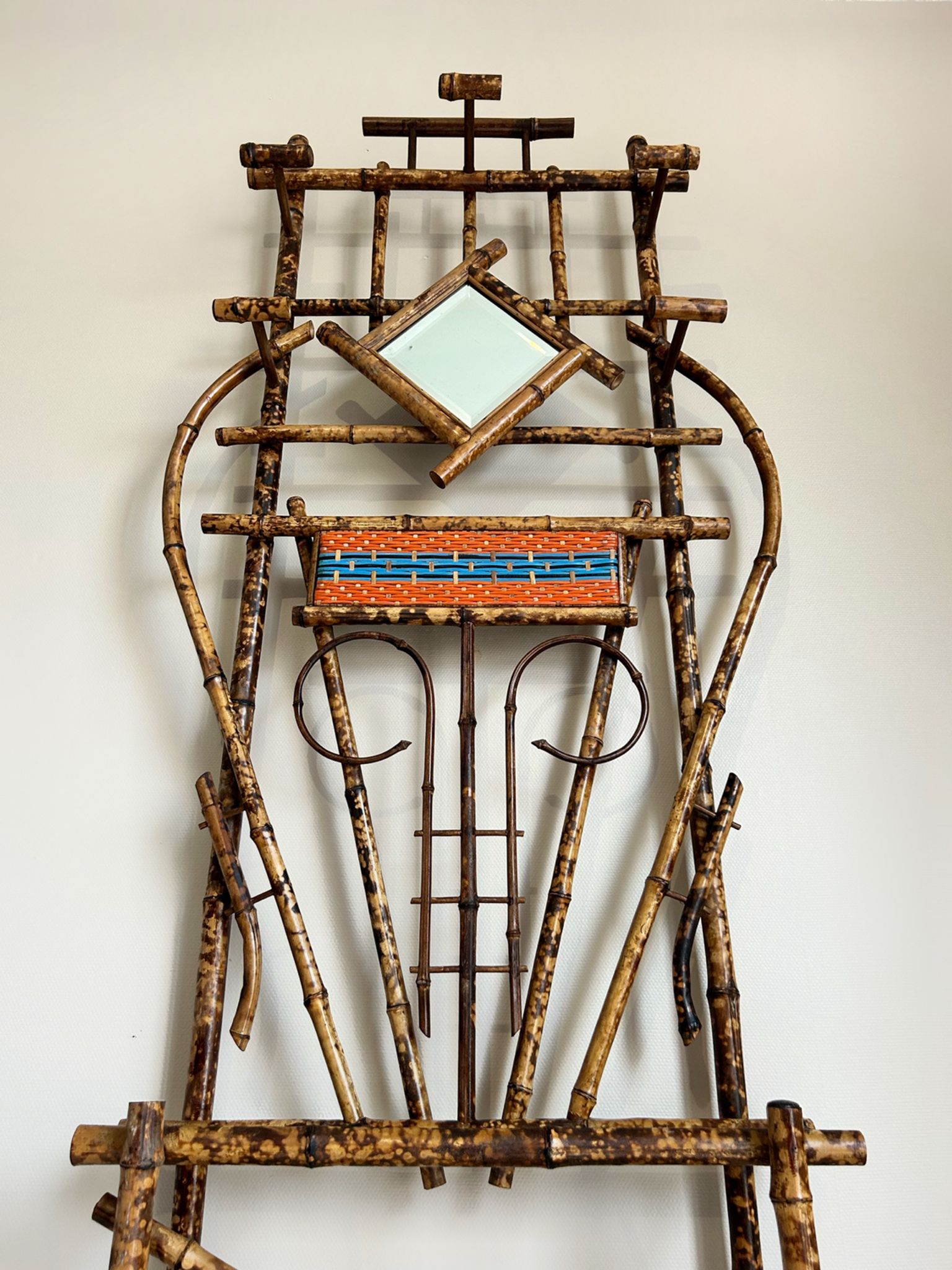 Porte manteau bambou années 30