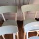 Lot de 4 chaises bistrot Baumann en bois et formica