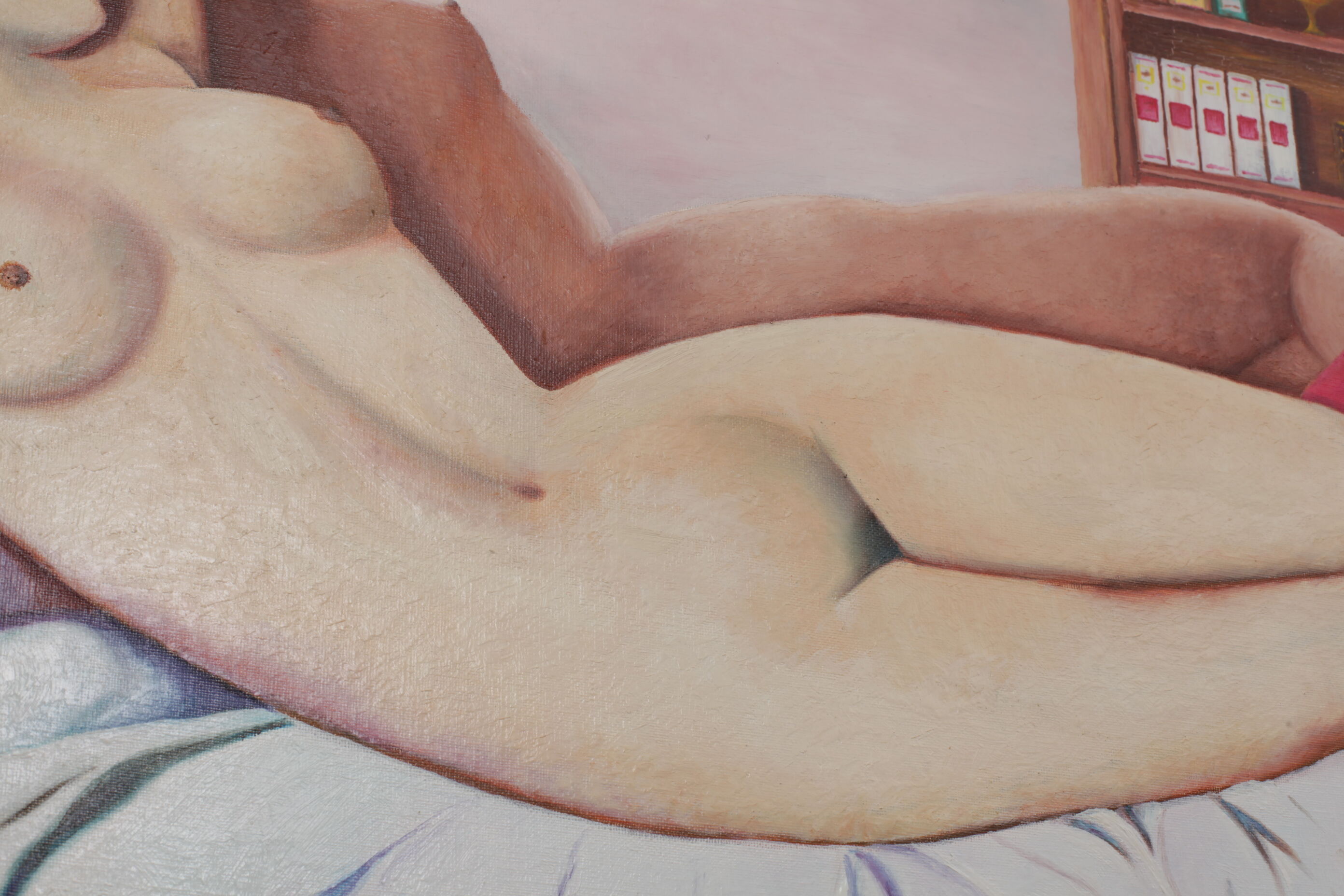 Female nude oil on canvas