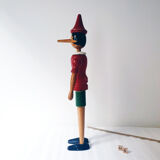 Large articulated wooden Pinocchio
