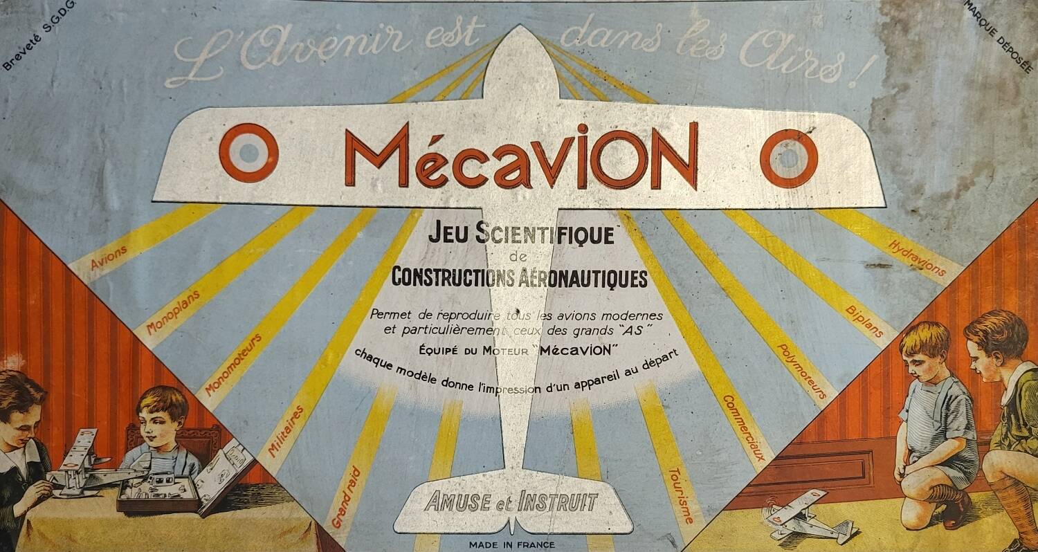 Mécavion Game 1928 French Art Deco