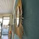 Rattan sun mirror 70s
