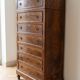 Set of 1 Napoleon III wooden chest of drawers