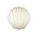 Shell-Shaped Opaline Glass Wall Light from Limburg, Germany, 1970s