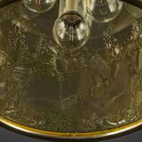 Large Murano pendant lamp by Doria, Germany, 1970s.