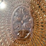 Living room table with cannage