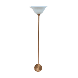 Glass tulip floor lamp