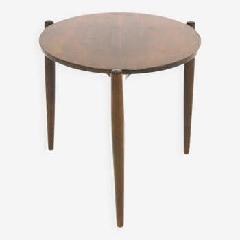 Scandinavian beech side table, Sweden, 1950