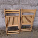 2 folding chairs from the 80s and 90s