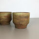 Ensemble de 3 vases en céramique de studio par Piet Knepper pour Mobach Pays-Bas 1970