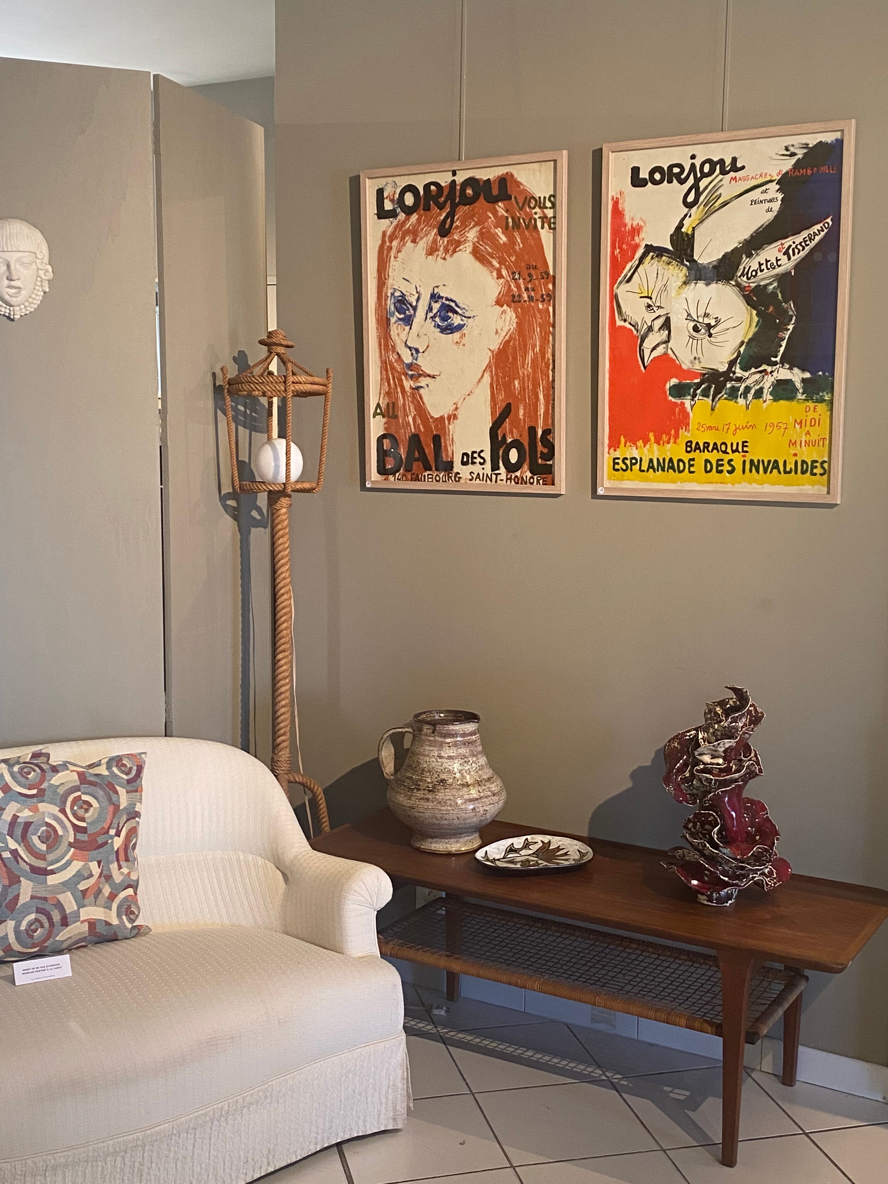 Old poster lithograph Bernard Lorjou