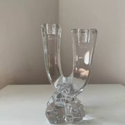 Vannes le Chatel crystal candle holder 1960