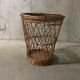 60s rattan basket