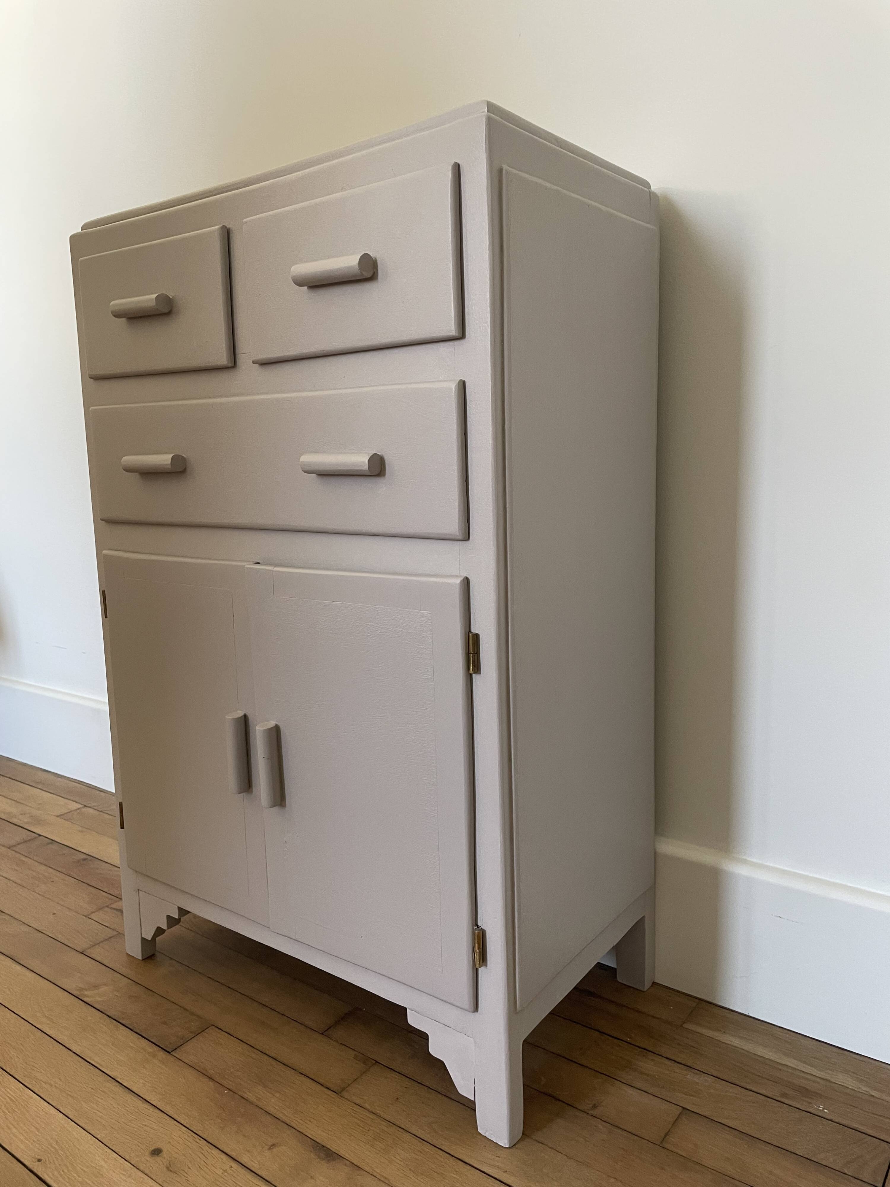 Vintage Art Deco Parisian Sideboard