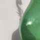 Large Italian green glass vase