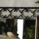 Miroir en fer forgé et laiton vintage 50/60