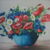 Paint Bouquet of Coquelicots