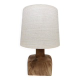 Vintage ceramic table lamp earth tones
