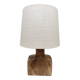 Vintage ceramic table lamp earth tones