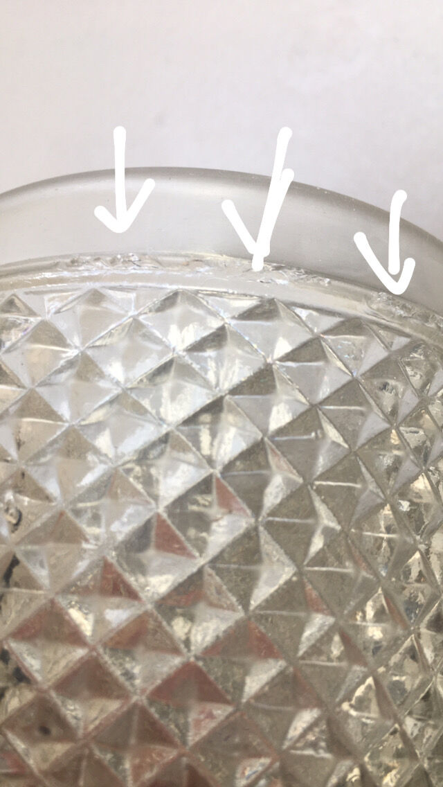 Transparent diamond tip walking glasses