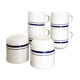 6 cups 'Total' vintage retro