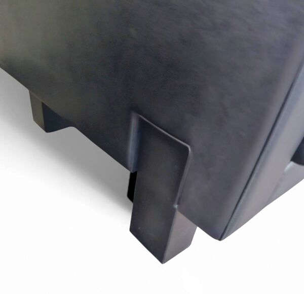 4 x Fauteuils / canapé Poltrona Frau Moji en cuir noir par Shigeru Uchida