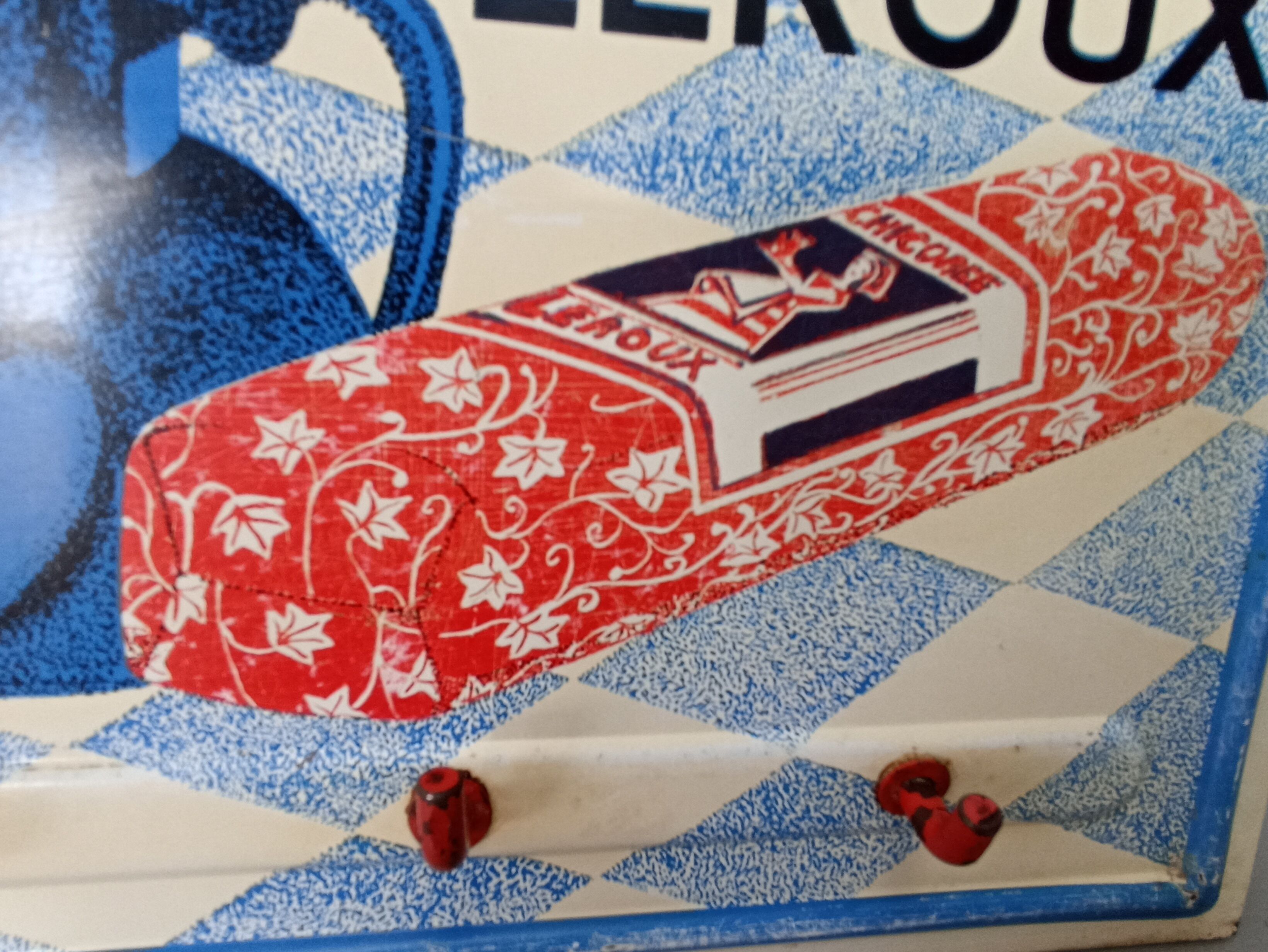 Hanging advertising tea towels