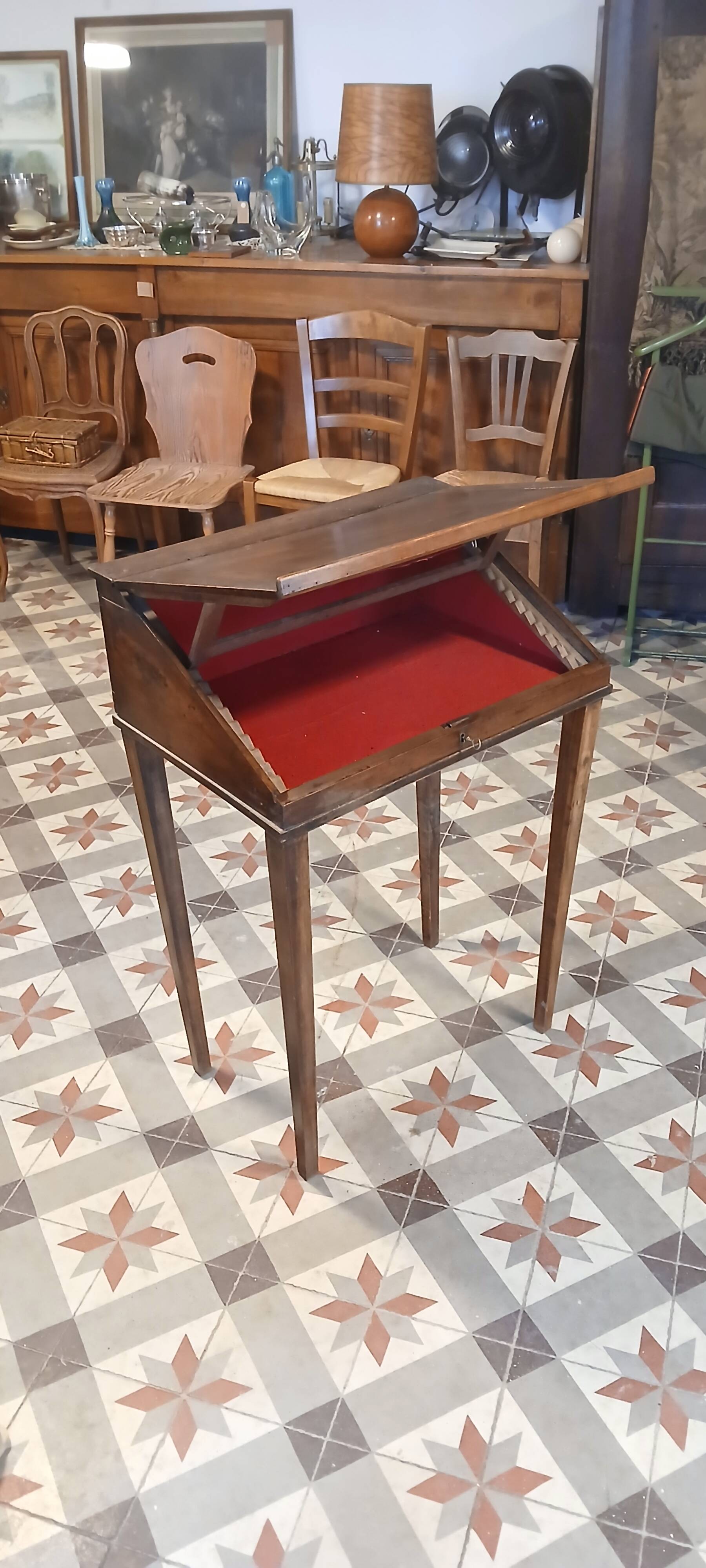 Antique school desk