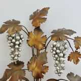 Florentine “grape” wall lamp Italy, 1940 - 1950