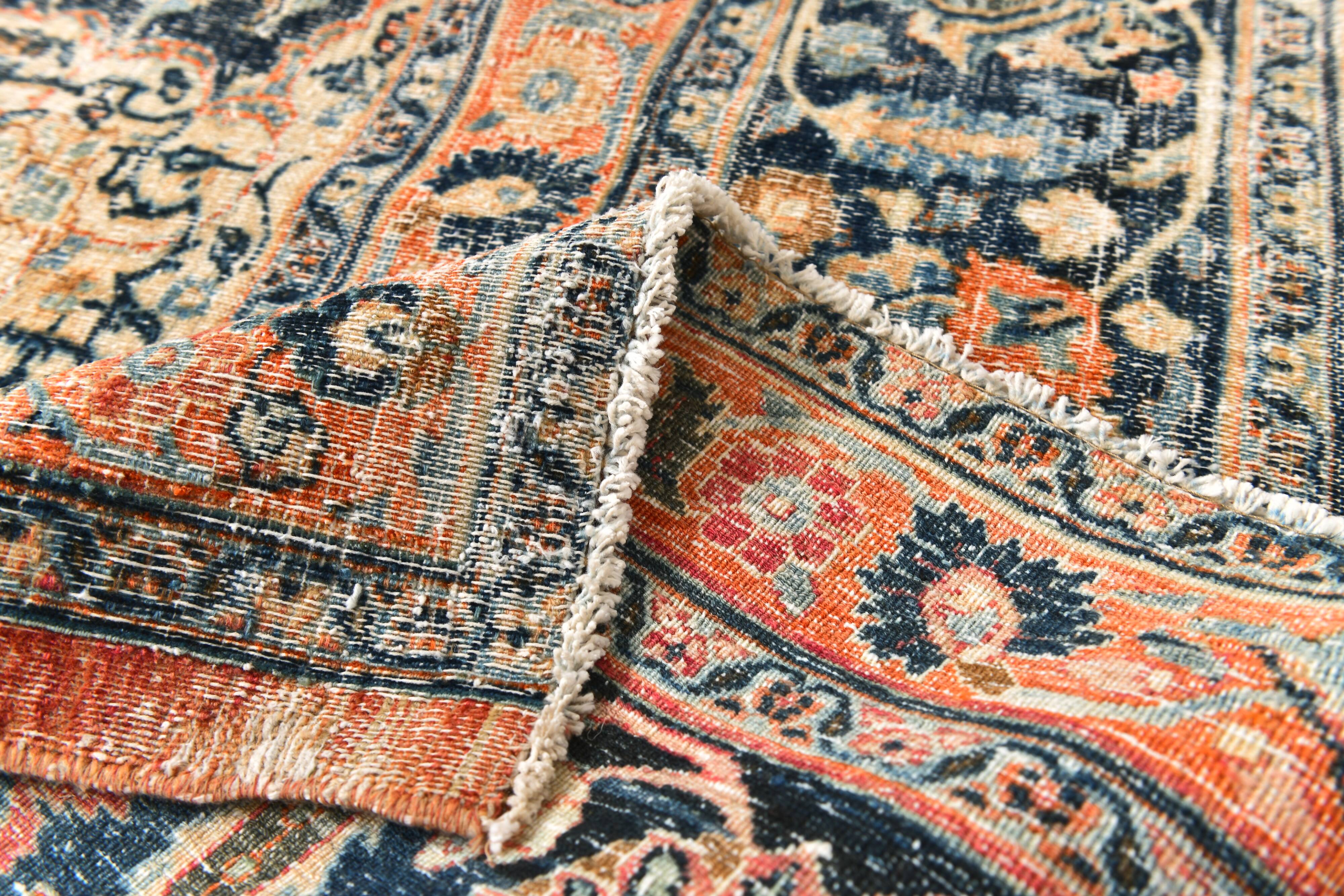10x13 Red & Blue Oriental Vintage Persian Rug, 315x412Cm