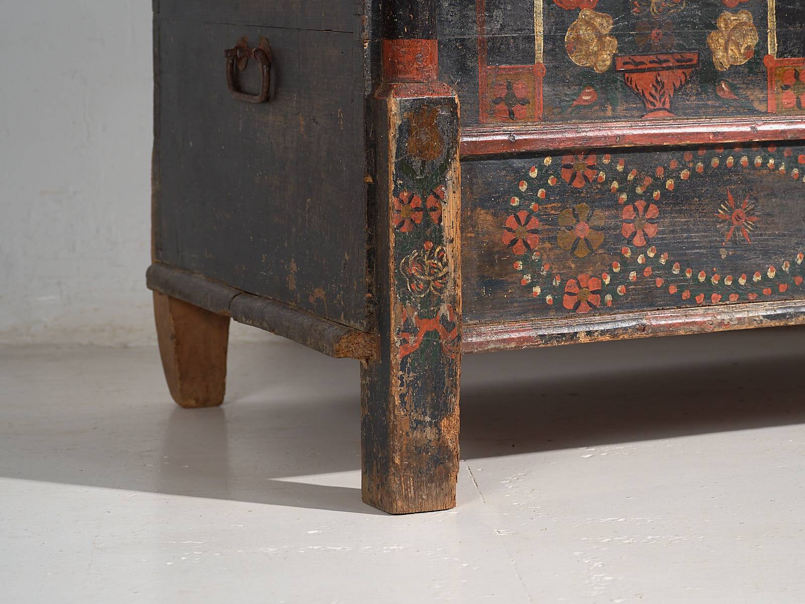 Antique painted chest (c.1870) #28