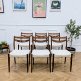 Set of 6 Scandinavian chairs