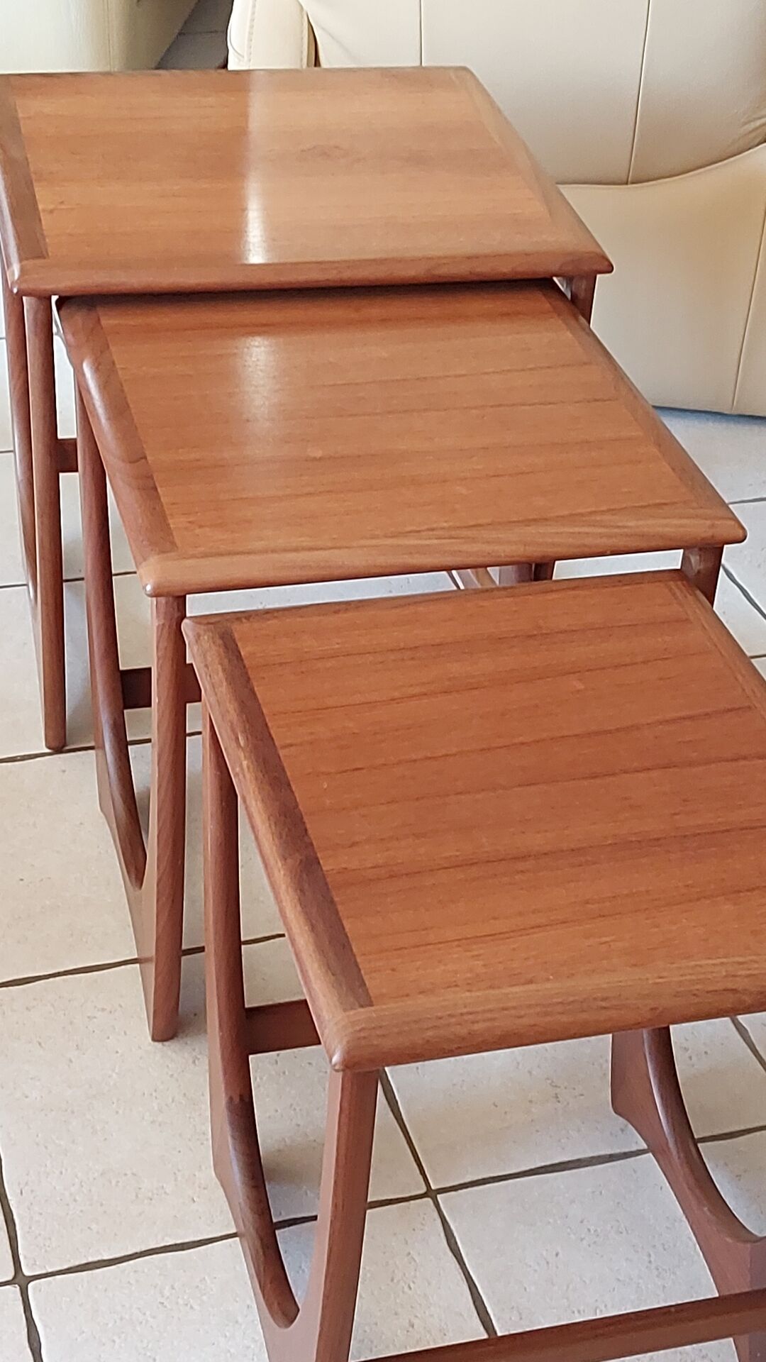 3 Tables gigogne G Plan vintage 1960 /70 Wilkins
