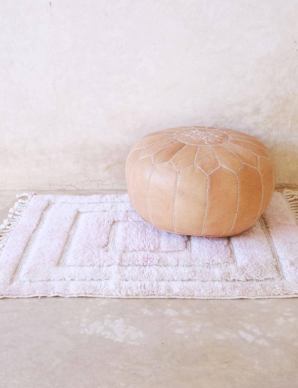 Light Pink Beni Ourain Rug - 117 x 82 cm