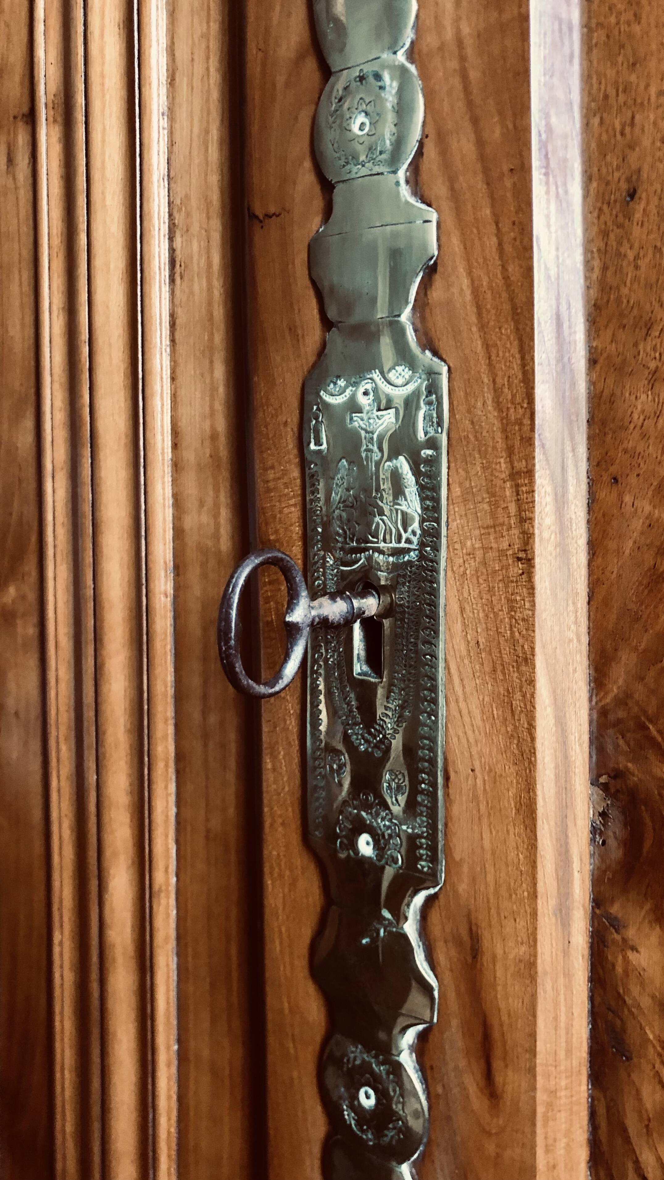 Antique Norman Breton wardrobe