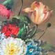Oil on canvas W. Kerling still life with flowers