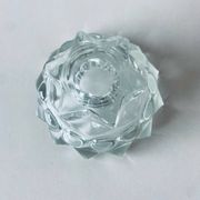 Bougeoir étoilé en cristal