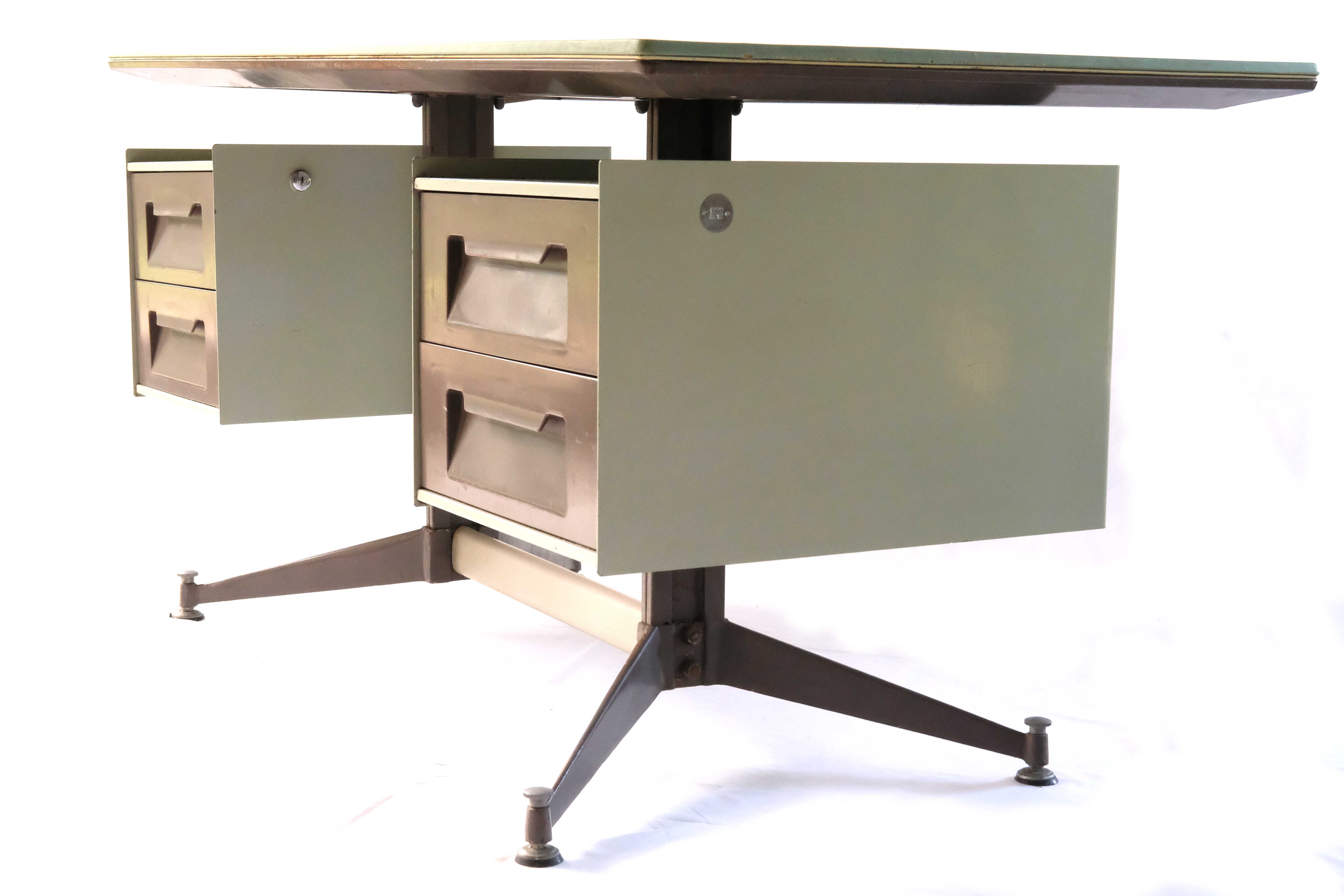 Metal Desk by Metacastelli, Italy 1970's