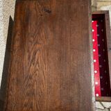 1940s bedside table in solid oak