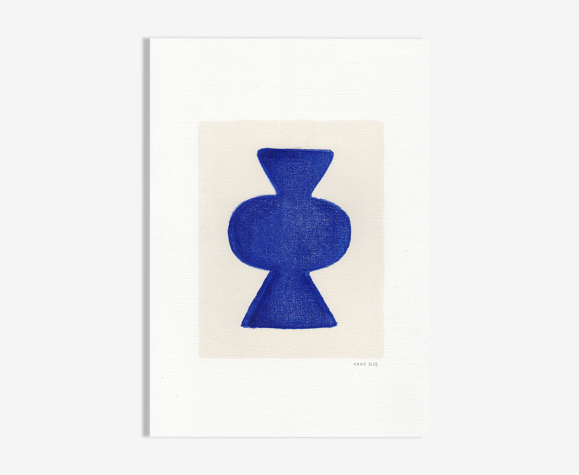Peinture sur papier • M726 • signée eawy