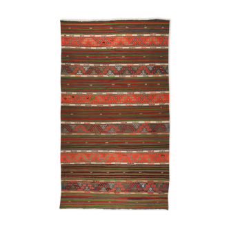 Anatolian handmade kilim rug 305 cm x 165 cm