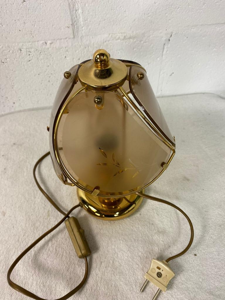 Vintage lamp 'golden' / table lamp / night light