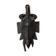 African mask with ibis