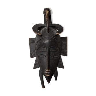 Masque africain avec ibis