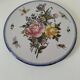 Decorative earthenware plate signed Charolles