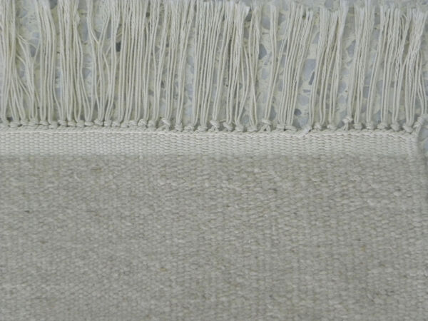 tapis Kilim Berbère Beige Avec Rayure En Laine tapis D'appoint