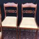 Set of 4 chairs and 1 armchair