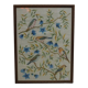 Painting decoration birds and foliage